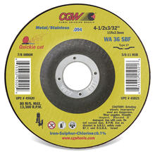 CGW Abrasives 45028 - Thin Reinforced Cut-Off Wheels