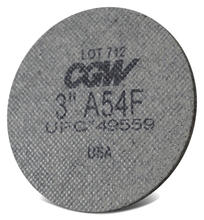 CGW Abrasives 49559 - Cotton Fiber Quick Change Discs - Roll On