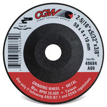 CGW Abrasives 49682 - Mini Depressed Center Grinding Wheels