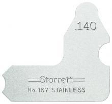 LS Starrett 167-140 - RADIUS GAGE, .140"