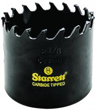 LS Starrett CT218 - HIGH PERFORMANCE TRIPLE CHIP TUNGSTEN CARBIDE TIPPED HOLE SAW, 2-1/8" - 54mm DIAMETER