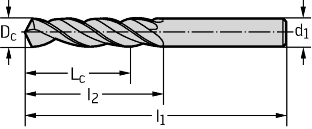 Walter Tool 5061188 Solid carbide twist drills : 5061188 | DMC